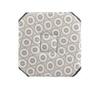 Douceur d intérieur Coprisedia GALETTE 4 RABATS 36 x 36 x 3.5 CM POLYESTER IMPRIME SALTO X2 in Grigio Unica