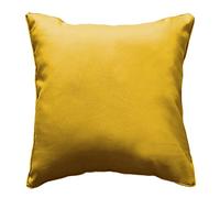 douceur d 'intérieur Cuscino PASSEPELLO 60 x 60 CM Poliestere Unito Essenziale Miele