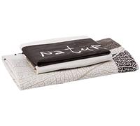 douceur d 'intérieur Parure So Natural 3 PEZZI 200 x 200 cm Imprime 42 Fils ALLOVER SO Natural Coton 200 x 200 cm