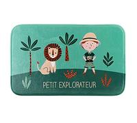 douceur d 'intérieur tappeto rettangolare 45 x 75 cm, velluto stampato Leo L'Exploreur