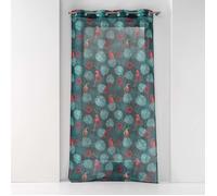 Douceur d intérieur Tende PANNEAU A OEILLETS 140 x 240 CM VOILE SABLE IMPRIME CARACAS BLEU in Blu 140x240 cm