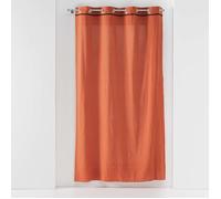 Douceur d intérieur Tende RIDEAU A OEILLETS 135 x 240 CM COTON LAVE LINETTE TERRACOTTA in Arancio 135x240 cm