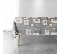 Douceur d intérieur Tovaglia AUGUSTIN in Grigio 150x300 cm