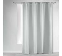 Douceur D'Intérieur - 1605153, Tenda Con Occhielli , 135 X 240 Cm , Occult , Coprente Unito , Bianco