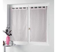 Douceur d'Intérieur 1626547 Coppia, Poliestere, Rosa, 2 x 60 x 160 cm
