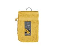 Douceur d'Intérieur, 2 guanti da bagno (15 x 21 cm) Teneresse Mimosa, spugna
