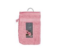 Douceur d'Intérieur, 2 guanti da bagno (15 x 21 cm) tenerezza legno di rosa, spugna