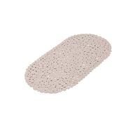Douceur d'Intérieur 6TCA055TA - Tappetino per Vasca da Bagno, Motivo: ciottoli, 69 x 36 x 1 cm, Colore: Tortora