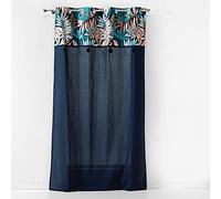 Douceur d'Intérieur Alianor - Tenda con occhielli, 140 x 240 cm, colore: Blu