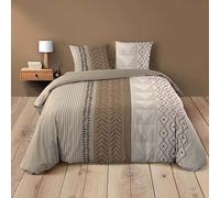 Douceur d'Intérieur Amanda Parure da 3 Pezzi, 240 x 220 cm, 100% Cotone