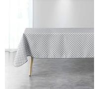 Douceur d'Intérieur, Artchic - Tovaglia rettangolare (150 x 240 cm) con stampa in poliestere, colore: Bianco