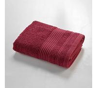 Douceur d'Intérieur, Asciugamano da bagno (50 x 90 cm) Teneresse Rubis, spugna tinta unita