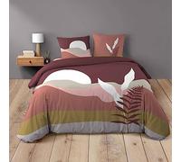 Douceur d'Intérieur Canyon Parure da 3 Pezzi, 260 x 240 cm, 100% Cotone