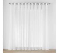 Douceur d'Intérieur Carlin Tenda con Occhielli, 400 x 240 cm, Tessuto Intrecciato, Neutro