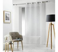 douceur d'Intérieur Carlino Pannello a occhielli poliestere 240 x 140 x 0,1 cm, Poliestere, neutro, 240x140x0.1 cm