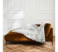 Douceur d'Intérieur, Coperta invernale calda (180 x 220 cm) Mounty Grigio, finta pelliccia
