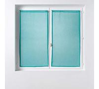 Douceur d'Intérieur, Coppia di tende passapasta (2 x 60 x 120 cm) Sandra Blu, vela sabbiata