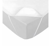 douceur d'intérieur, coprimaterasso impermeabile con elastici (90 x 190 cm) Shelly, bianco, spugna TPU