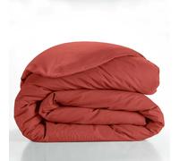 Douceur d'Intérieur, Copripiumino (240 x 220 cm) Lina Terracotta, 100% Cotone