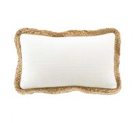 Douceur d'Intérieur, cuscino sfoderabile (30 x 50 cm) Akina, colore naturale, cotone e poliestere con juta