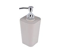 Douceur d'Intérieur Dispenser di Sapone Effetto Soft Touch 7 x 7 x 17,5 cm Vitamina Grigio