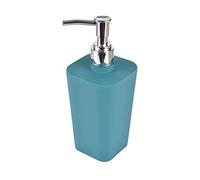 douceur d'intérieur, Dispenser Sapone (7,3 x 7,3 x 18 cm) Vitamina Blu/Smeraldo, Plastica Soft Touch