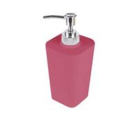 douceur d'intérieur, Dispenser Sapone (7.3 x 7.3 x 18 cm) Vitamina Lampone, Plastica Soft Touch