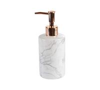douceur d'intérieur, Dispenser Sapone (Diametro 7 x 18 cm) Marmo, Ceramica Stampata
