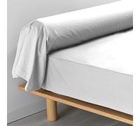 DOUCEUR D'INTERIEUR Percaline Federa di Lavoro, Cotone Percalle, Bianco, 85 x 185 CM