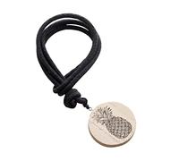 Douceur d'Intérieur Dolcezza da Interno fermatenda Corda L 41 x 0 6 cm Legno Stampa guarani Nero