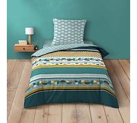 Douceur d'Intérieur Doris Parure da 2 Pezzi, 140 x 200 cm, 100% Cotone