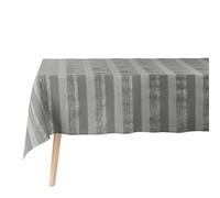 Douceur d'Intérieur Eldora - Tovaglia rettangolare, 140 x 240 cm, colore: Grigio/Argento