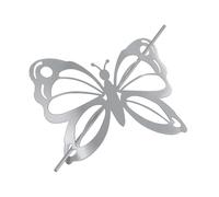 DOUCEUR D'INTERIEUR EMBRASSE Spazzola 16X14 CM Metallo Vernice FARFALINA Grigio
