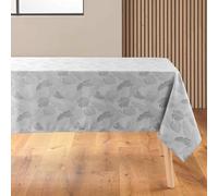 Douceur d'Intérieur Enola Tovaglia Rettangolare, 140 x 250 cm, Jacquard Rivestito, Grigio