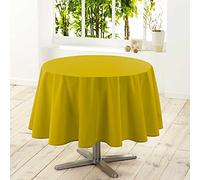 Douceur d'Intérieur ESSENZIALE NAPPE TONDA, MIELE, (0) 180 CM