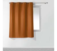 Douceur d'Intérieur, Essenziale - Tenda con occhielli (140 x 180 cm) in cammello, poliestere