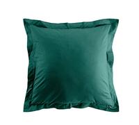 Douceur d'Intérieur – Federa Biolina – 63 x 63 cm – 100% cotone biologico – Smeraldo