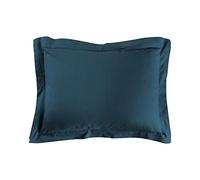 Douceur d'Intérieur – Federa per cuscino Lina 50 x 70 cm 100% cotone blu