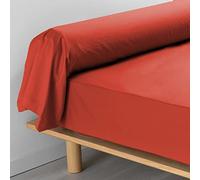 douceur d'intérieur Federa per cuscino cilindrico, 85 x 185 cm, percalina, terracotta.