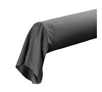 douceur d'intérieur, Federa Traversin (85 x 185 cm) Percaline Acciaio, Percalino Percaline Cotone