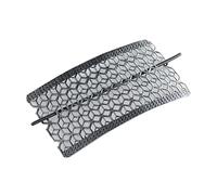 DOUCEUR D'INTERIEUR Fermatenda Fermatenda 10 x 17,5 cm, Metallo patinato ruchea Nero/Argento