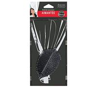 DOUCEUR D'INTERIEUR FEUILLETINE Chiusura Magnetica, Nero, L 30 x 6.5 x 11.5 CM