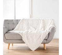 Douceur d'Intérieur Frosty Plaid, 180 x 220 cm, similpelliccia/Sherpa