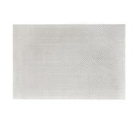 Douceur d'Intérieur Geode Tappeto Rettangolare, 140 x 200 cm, Viscosa Goffrata, Neutro
