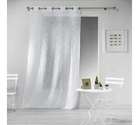 douceur d'Intérieur haltona Pannello a occhielli, poliestere, Bianco, 280 x 140 cm