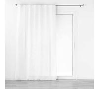 Douceur d'Intérieur, Haltona - Tenda con passanti nascosti, 140 x 240 cm, effetto lino, colore: Bianco