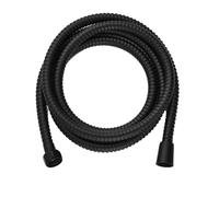 Douceur d'Intérieur Hydro Flessibile Doccia 2M, Acciaio Inox, Nero