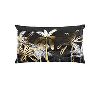 Douceur d'Intérieur Interno, Federa per cuscino e inserto 30 x 50 cm in velluto stampato oro, Feanor 1611038 Multicolore