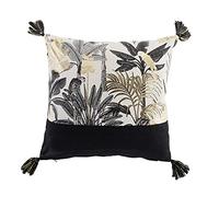 Douceur d'interieur KARABA Cuscino sfoderabile Pompon, multicolore, 40 x 40 cm