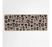 Douceur d'Intérieur Kitchen Tappeto Rettangolare, 45 x 120 cm, Intrecciato e Stampato